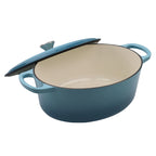 31cm oval enamel cast iron pot