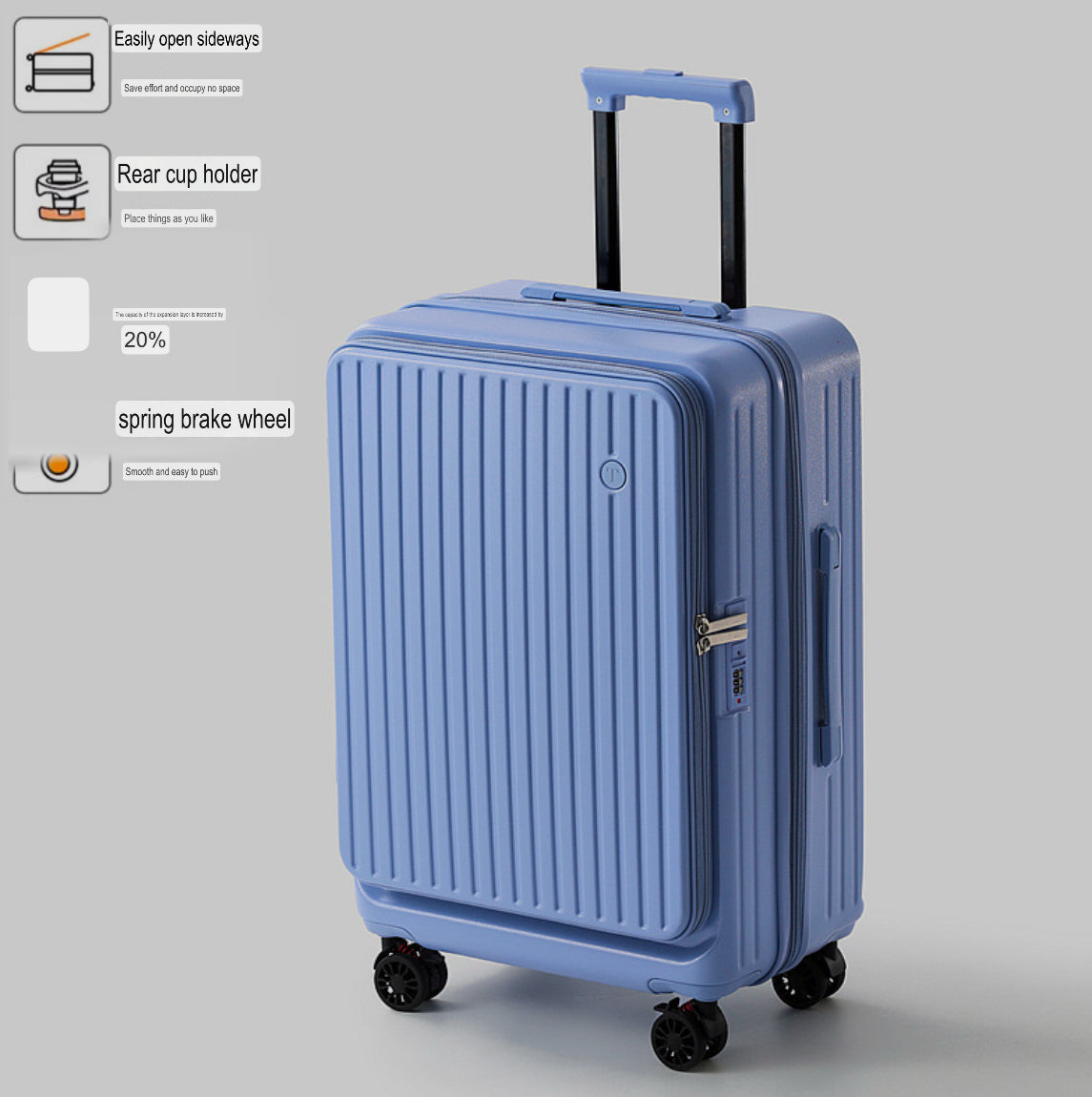 3 piece travel box set  - 20,24,28inches