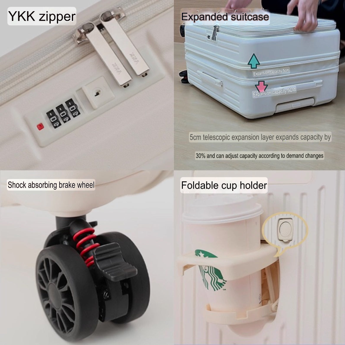 3 piece travel box set  - 20,24,28inches