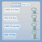 6kg set of adjustable kettlebell (2 pieces)