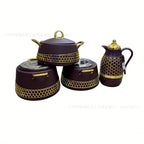 4 piece luxury food warmer - 2L,2.5L,3L, 1.5Lkettle