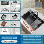 304 nano stainless steel smart kitchen sink