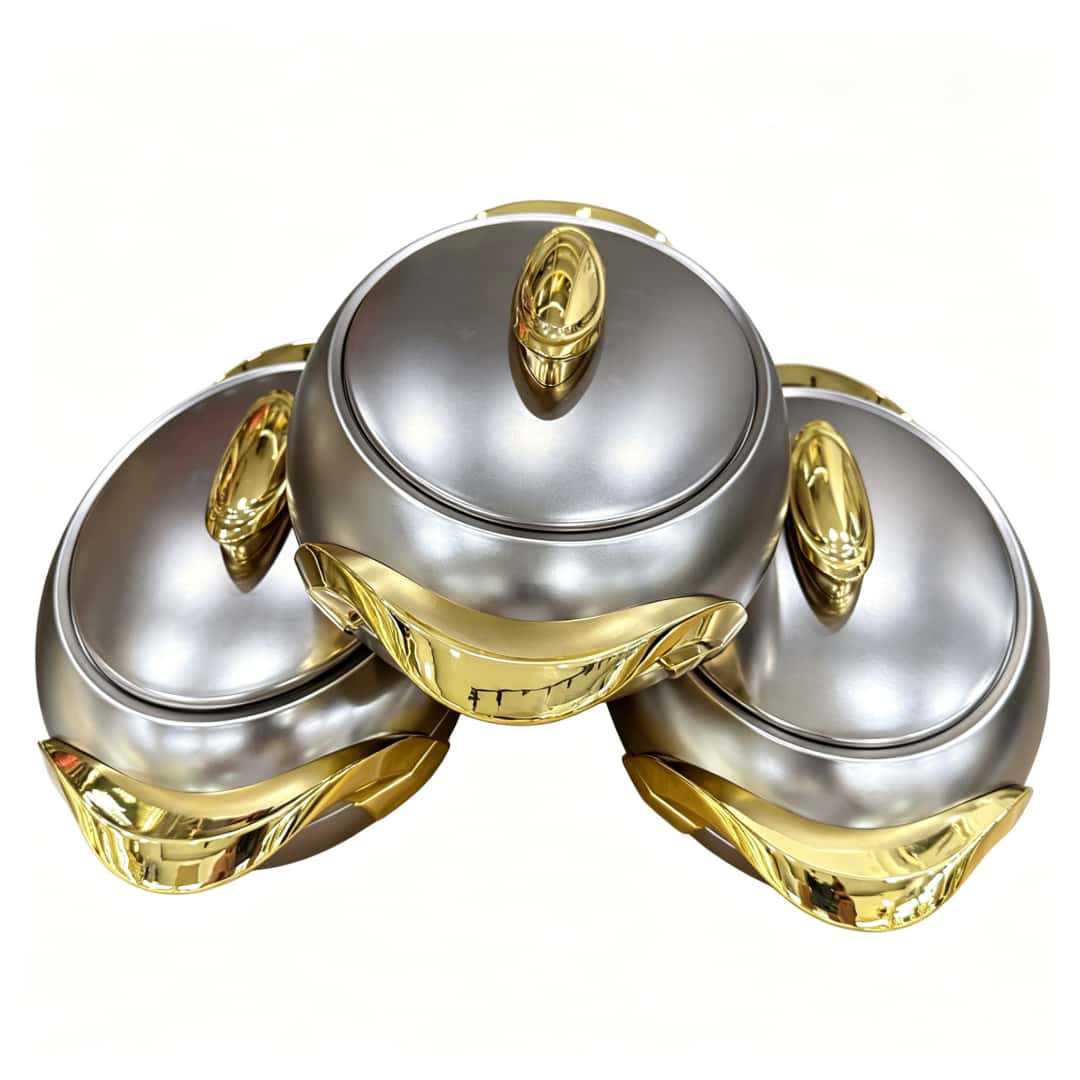 3 piece luxury food warmer - 2.5L,3L,3.5L