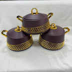 4 piece luxury food warmer - 2L,2.5L,3L, 1.5Lkettle
