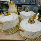 4 piece luxury food warmer - 2L,2.5L,3L, 1.5Lkettle