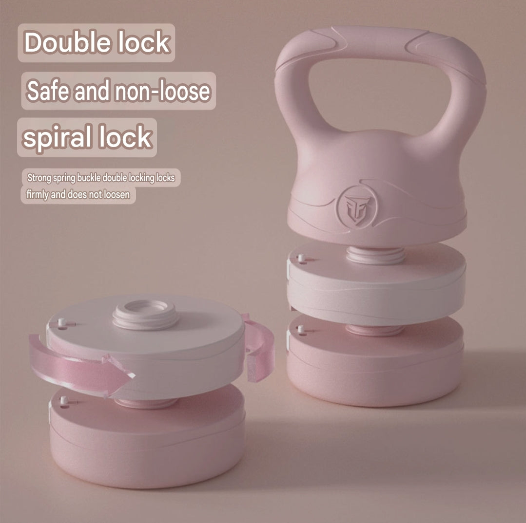 6kg set of adjustable kettlebell (2 pieces)