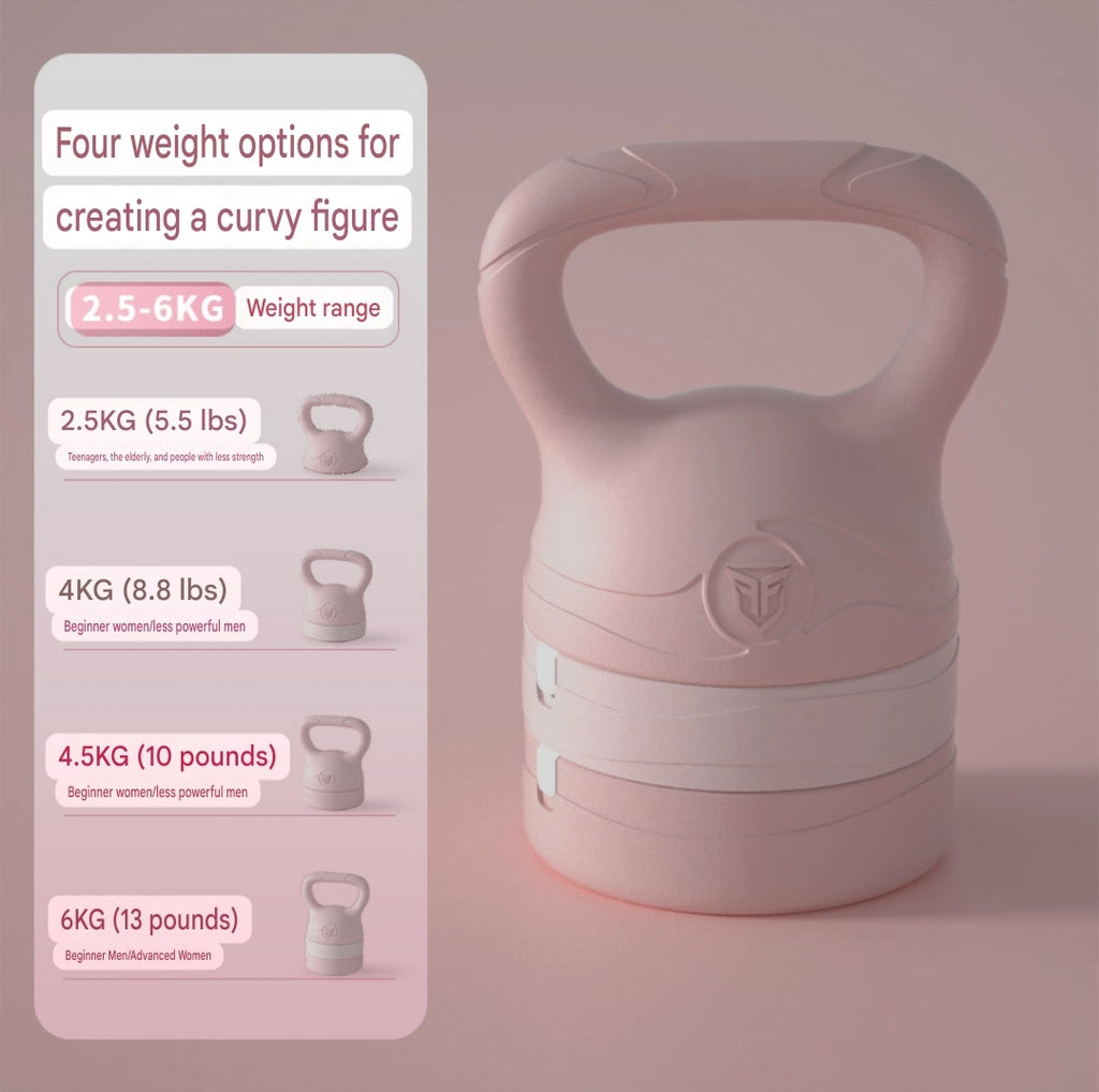 6kg set of adjustable kettlebell (2 pieces)
