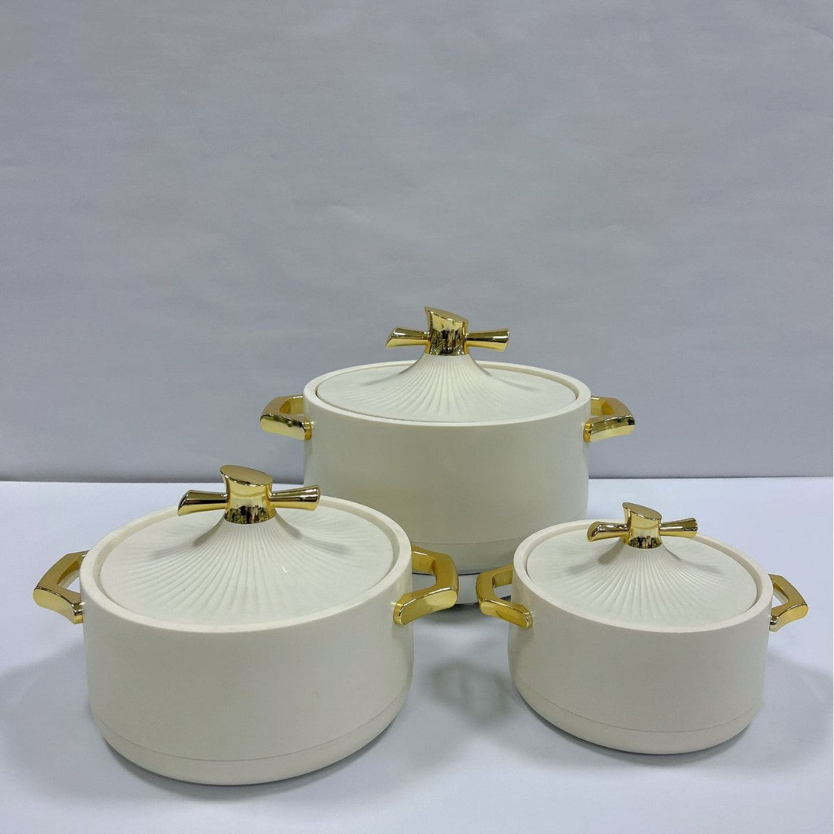 3 piece luxury food warmer - 1L,2L,3.5L