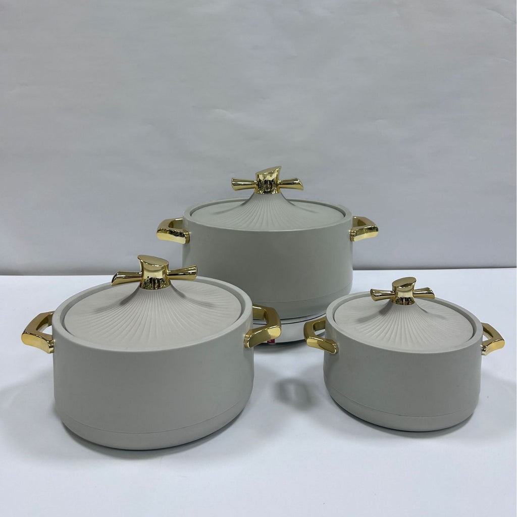 3 piece luxury food warmer - 1L,2L,3.5L