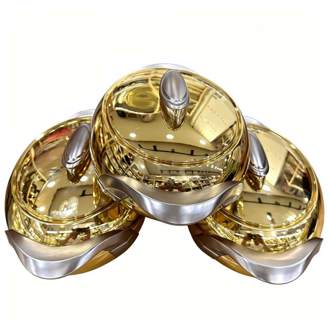 3 piece luxury food warmer - 2.5L,3L,3.5L