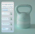 6kg set of adjustable kettlebell (2 pieces)