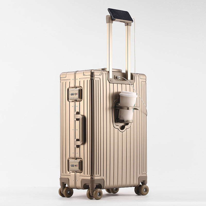 2 piece aluminum-magnesium travel box - 20 & 28inches