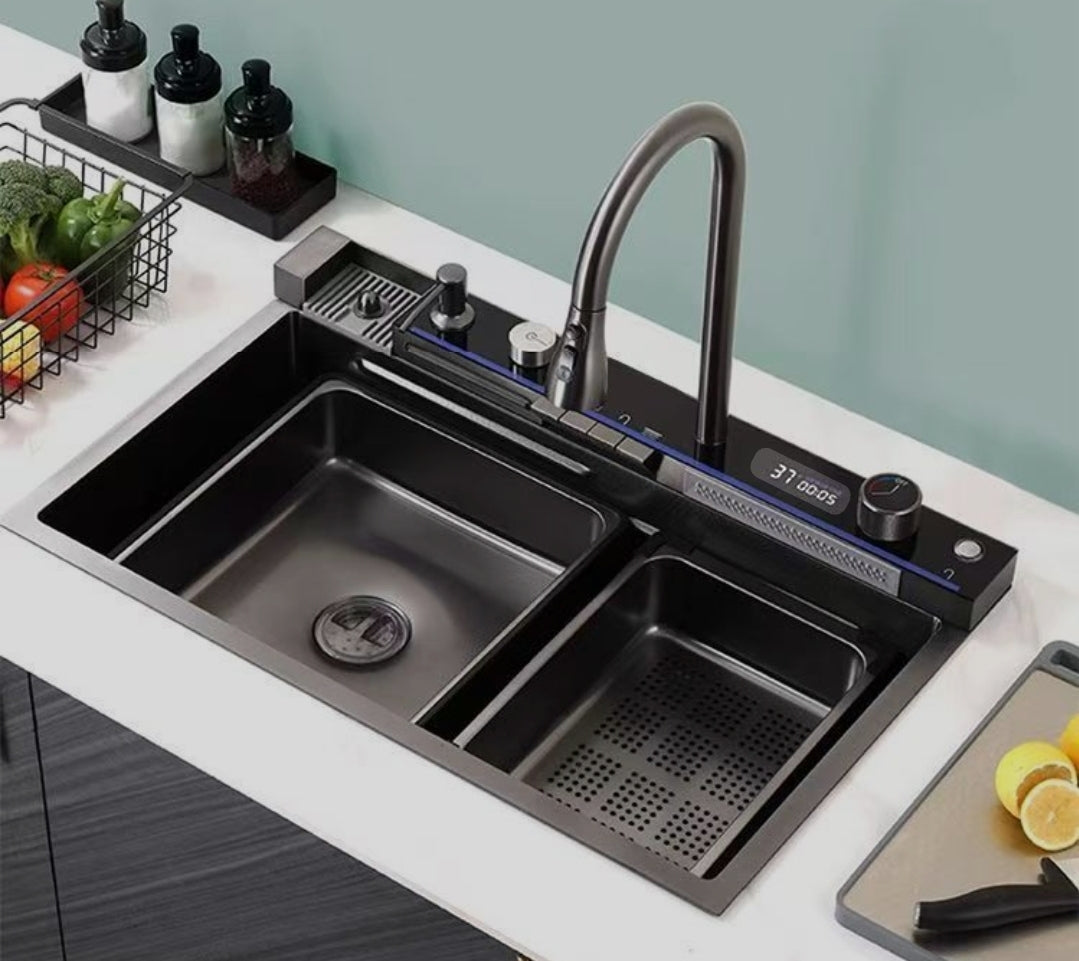 304 nano stainless steel smart kitchen sink